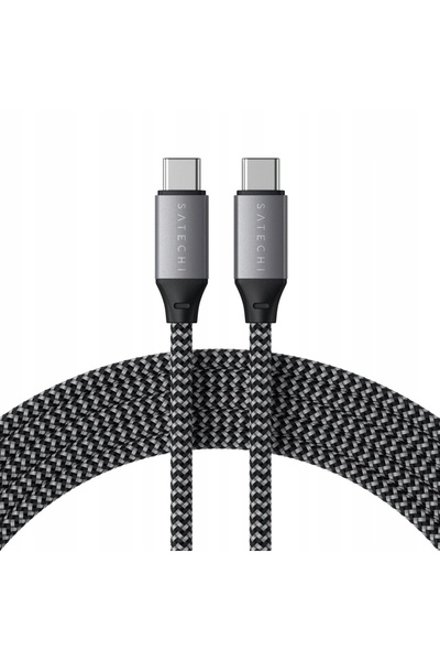 Satechi Cablu USB USB-C - USB-C 100W 2m (Gri Spațial)