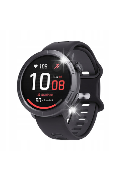 NO BRAND Smartwatch Sport Stelio Pro Ai 46mm GPS AMOLED Negru Apeluri Titan