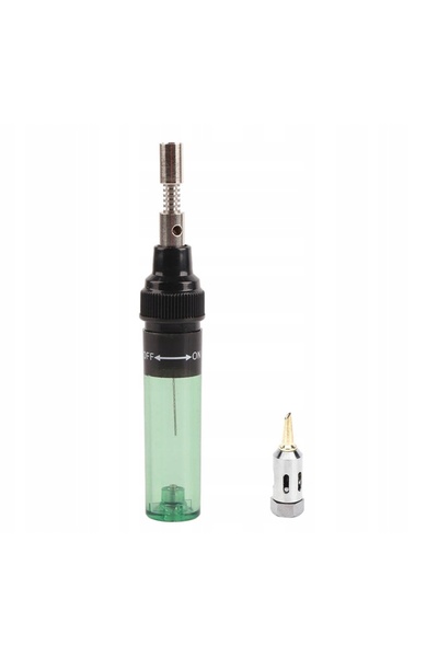 NO BRAND Mini pistolet cu gaz pentru lipit, 1300°C, pentru gaz de brichetă