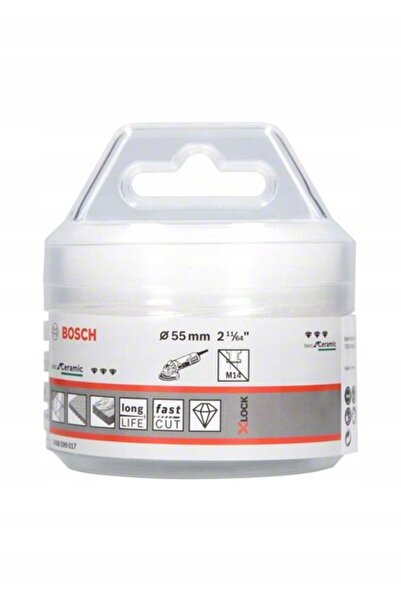 Bosch Disc diamantat X-LOCK, ideal pentru ceramică, pentru tăiere uscată, 55 mm