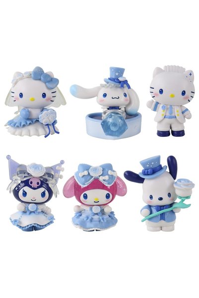 choice2 6pcs-No Box Sanrio Romantic Wedding Series Blind Box Figurine Trendy ...