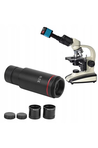 NO BRAND Adaptor cameră microscop, ajustare 0.5x, montură C, montură CS