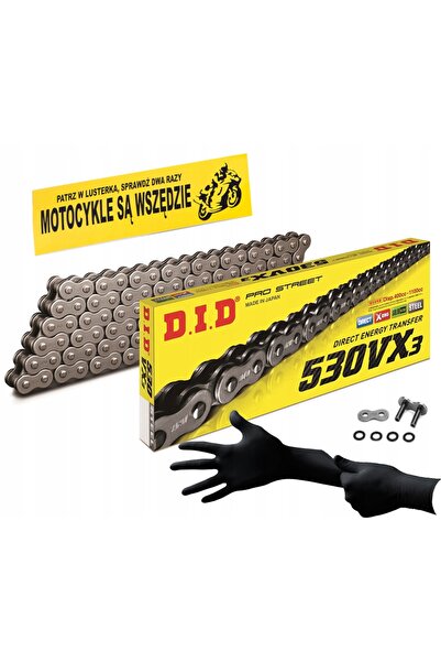 Didopack Lanț 50 530 Vx3 Ranforsat, 110 Zale Cagiva Ala Blu, Ala Verde; Harley