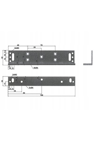 NO BRAND Zetownik și unghiular bze-183-2-v2