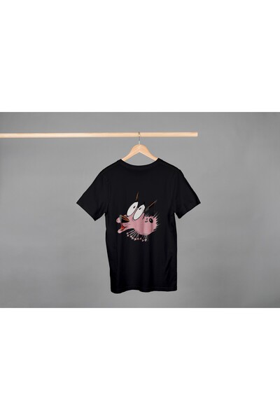 Noname Tricou Unisex Bumbac Premium Casual " Courage speriat " Inscriptie