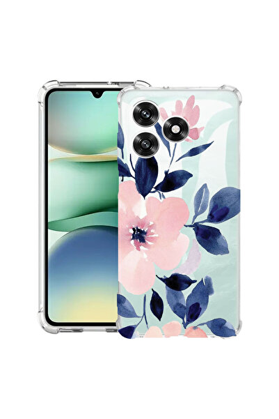 bestcase ®   Husă Antișoc pentru Honor 600 Lite, Colecția Flori în Culori Pas...