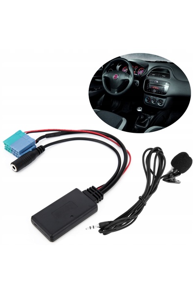 NO BRAND Modul adaptor cablu audio Bluetooth 5.0 cu microfon pentru Fiat Gran...