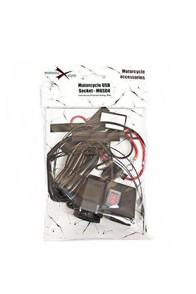 NO BRAND Încărcător priză brichetă motocicletă 2xUSB 2A