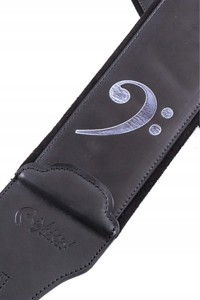 NO BRAND Fii corect! Curea de chitară Series Groove Fakey Black pentru chitar...