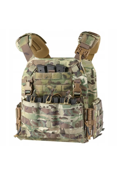 NO BRAND Votagoo Vestă Tactică Port-plăci Molle Multicam cu Sistem de Elibera...