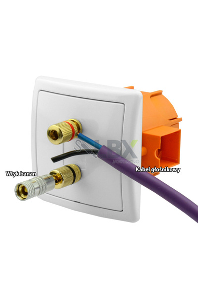 NO BRAND Priză de perete cu 2 căi HDMI RJ-45 230V