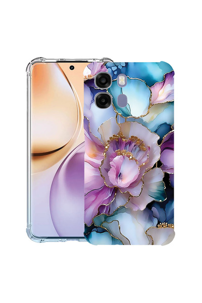 bestcase ®   Противоударен калъф Husa за Realme 16 Pro Plus, Флорален - Естет...