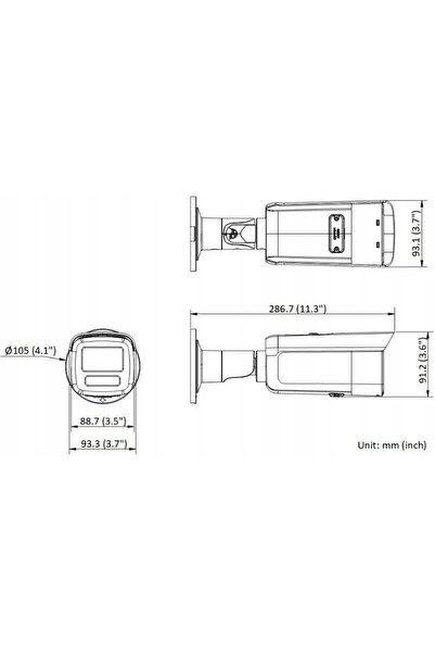 Hikvision CAMERĂ IP DS-2CD2T86G2H-2I(2.8MM)(EF) NEGRU AcuSense - 8.3 Mpx