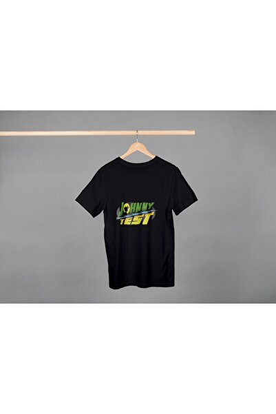 Noname Tricou Unisex Bumbac Premium Casual " Johnny Test " Inscriptie