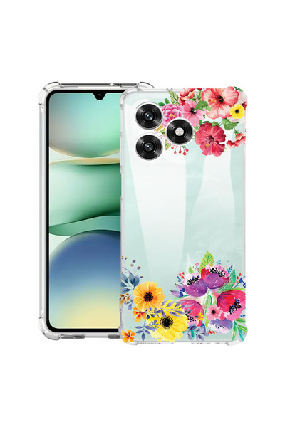 bestcase ®   Husă Antișoc pentru Honor 600 Lite, Flori, 3145732 AS 56