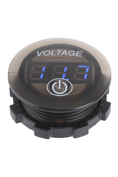 NO BRAND Voltmetru Digital cu Afișaj LED Albastru, Curent Continuu 12-24 Volți