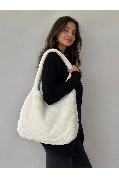 Nike Fur Sloucy Bag Bej Kadın Çantası