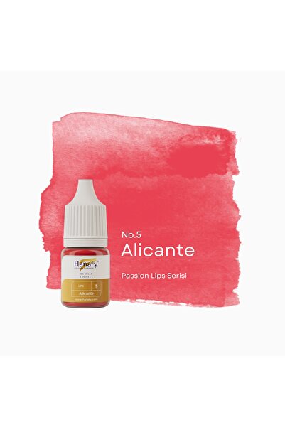 HANAFY Passion Lips Alicante No5 Kalıcı Makyaj Dudak Pigmenti - 5ml