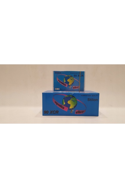 NO BRAND Casetă audio magnetică Stilon 90 Xcr Crom 10 bucăți