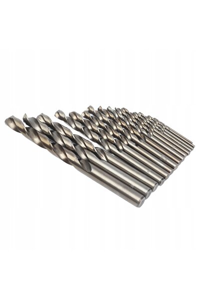 NO BRAND Set complet de burghie din cobalt pentru metal, 15 bucăți