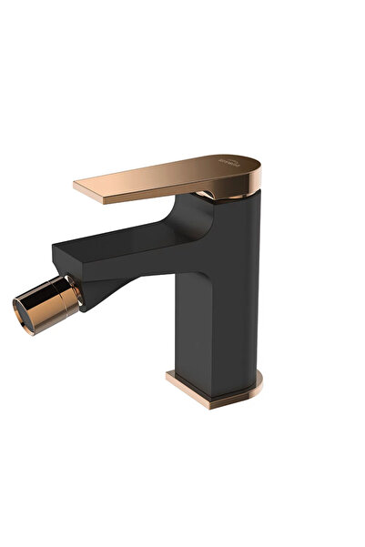 Invena Robinet bideu Midnight Negru - Aur Roz