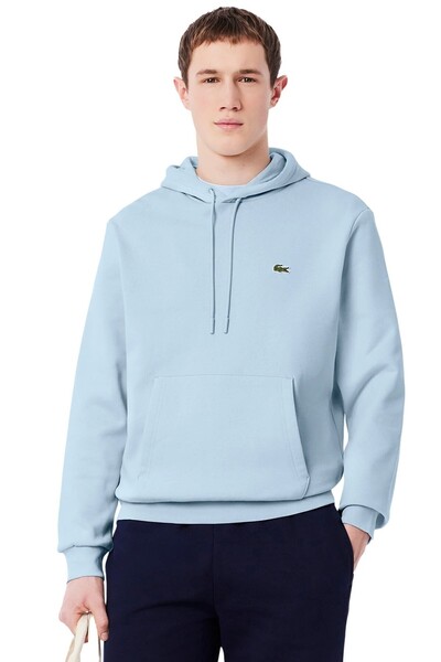 Lacoste Ανδρικό Φούτερ Γκολφ με Κουκούλα, Βαμβακερό, Μπλε