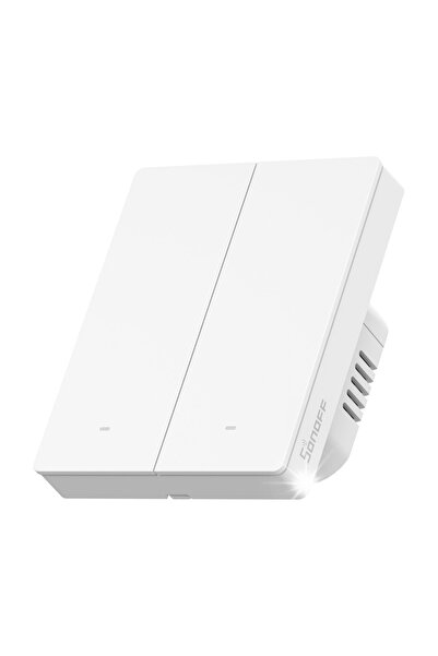 Sonoff Zbm5-2C-80W Întrerupător de perete tactil inteligent cu 2 circuite Zigbee