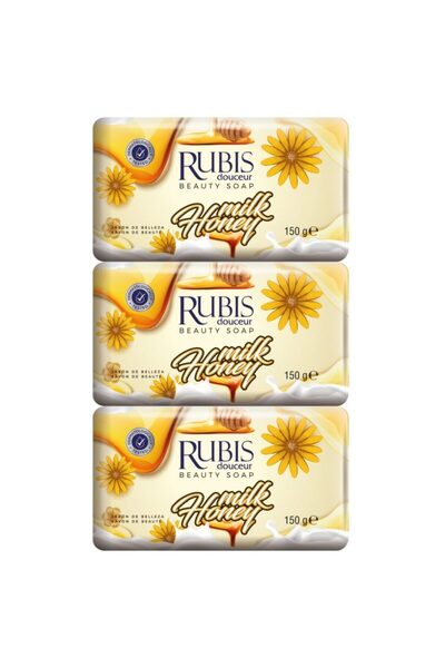 Rubis Soap, Rubis, 6bucx150 g Milk Honey