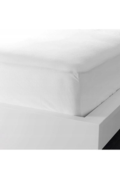 NO BRAND Cearșaf cu elastic NATTJASMIN, alb, 140 x 200 cm