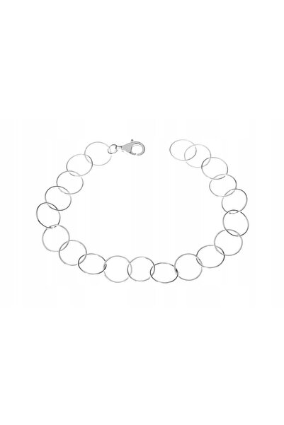 NO BRAND Brățară Rollo din argint italian 9,8mm 18cm ! !