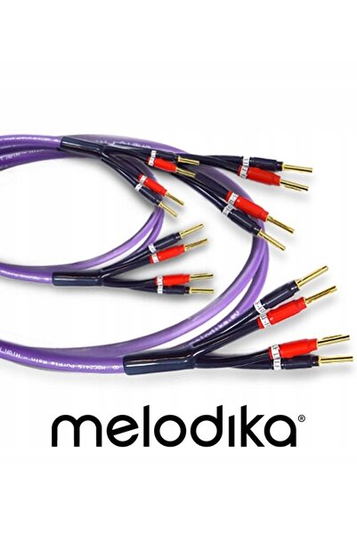 NO BRAND Melodika Mdba41560 Purple Rain Cablu de difuzor Bi-Amp OFC 4N 6m Per...