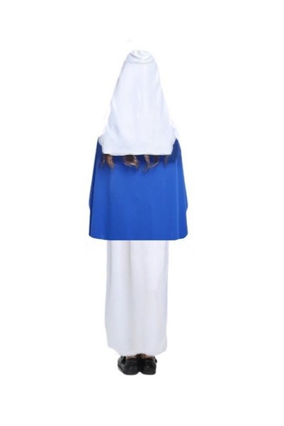 NO BRAND Costum de Fecioara Maria pentru balul de carnaval 104 110 cm