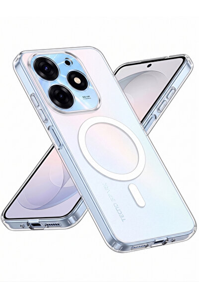 Rivor Tecno Spark 20 & Spark 20C Uyumlu Kılıf Magsafe Wireless Kablosuz Şarj ...
