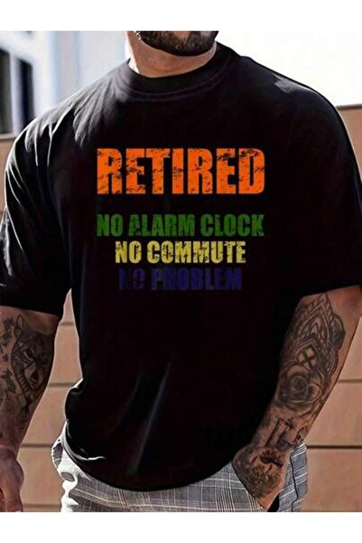799 100% Cotton Retired Alarm Clock No Problem For Colleague And Retiree Wome...