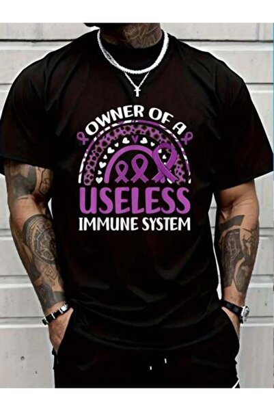 799 100% Cotton Owner Of Useless Immune System Autoimmune Disease Awareness R...