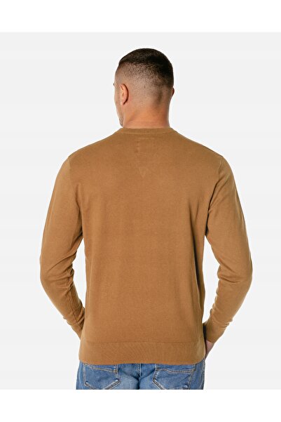 NO BRAND Pulover subțire elegant pentru bărbați, culoare uni, cu decolteu în ...