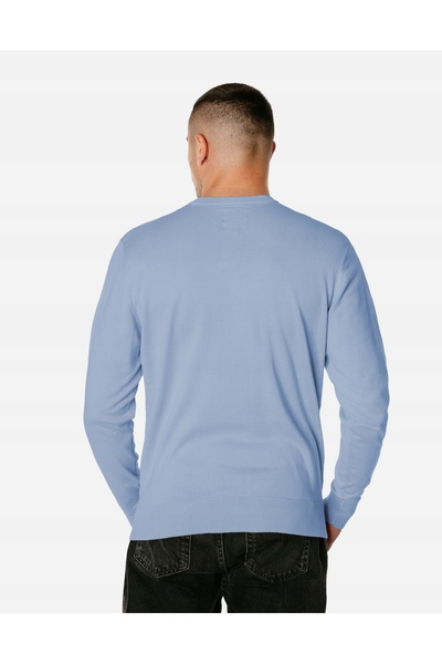 NO BRAND Pulover elegant slim pentru bărbați, cu guler semi-înalt, culoare un...