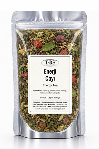 TOS The Organic Spices Energy Tea 250 Gr (1. Quality) Energy Tea