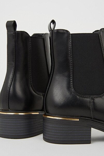 NO BRAND Dorothy Perkins cizme negre clasice, până la gleznă, din piele ecolo...