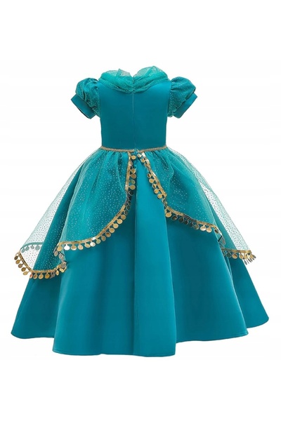 NO BRAND Rochie Arabă Prințesa Jasmine Costum Bal Jasmine 122 128 cm