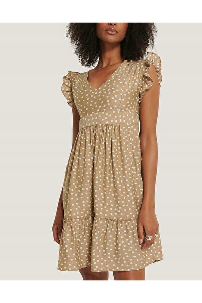 NO BRAND Rochie bej casual Trendyol 36