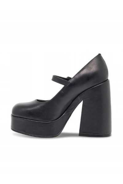 NO BRAND Pantofi negri cu toc din piele naturală Kisses Windsorsmith 40,5