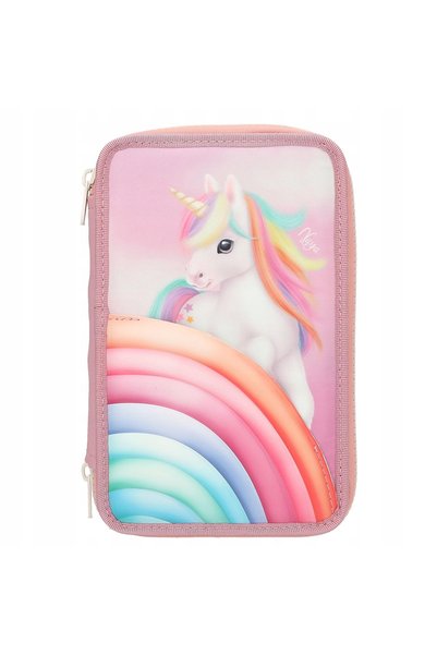 NO BRAND Penar extensibil triplu cu conținut Top Model Unicorn Depesche