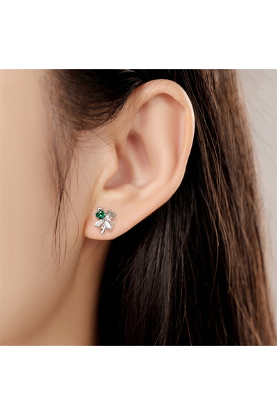NO BRAND Cercei din argint 925 sterling, tip știft, pentru femei