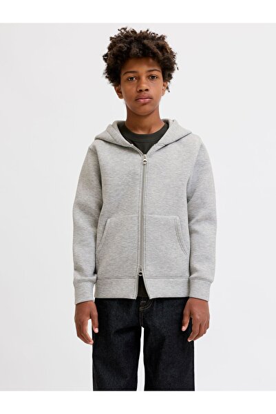 Jack & Jones Junior Kapuzenpullover Einfarbig Kapuzenpullover Boys