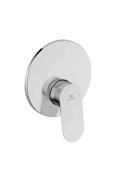 İdeal Standard Ceralife O Baterie de duș încastrată – cromată, cu corp de mon...
