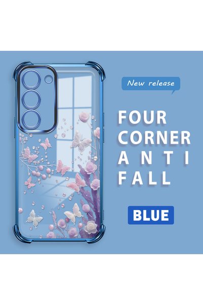 ucuc Samsung Galaxy S23 Compatible Transparent Back Four Corners Reinforced I...
