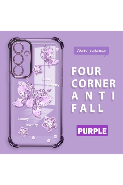 ucuc Samsung Galaxy S23 Fe Compatible Transparent Back Four Corners Reinforce...