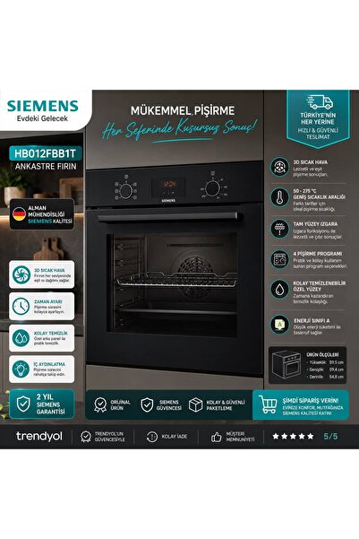 Siemens HB012FBB1T ANKASTRE