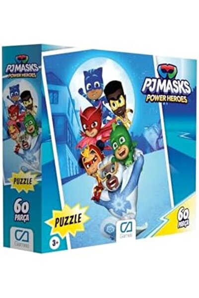 Yıldızan Pjmasks: Pijamaskeliler 60 Pieces 34X24Cm Children's Puzzle Jigsaw S...